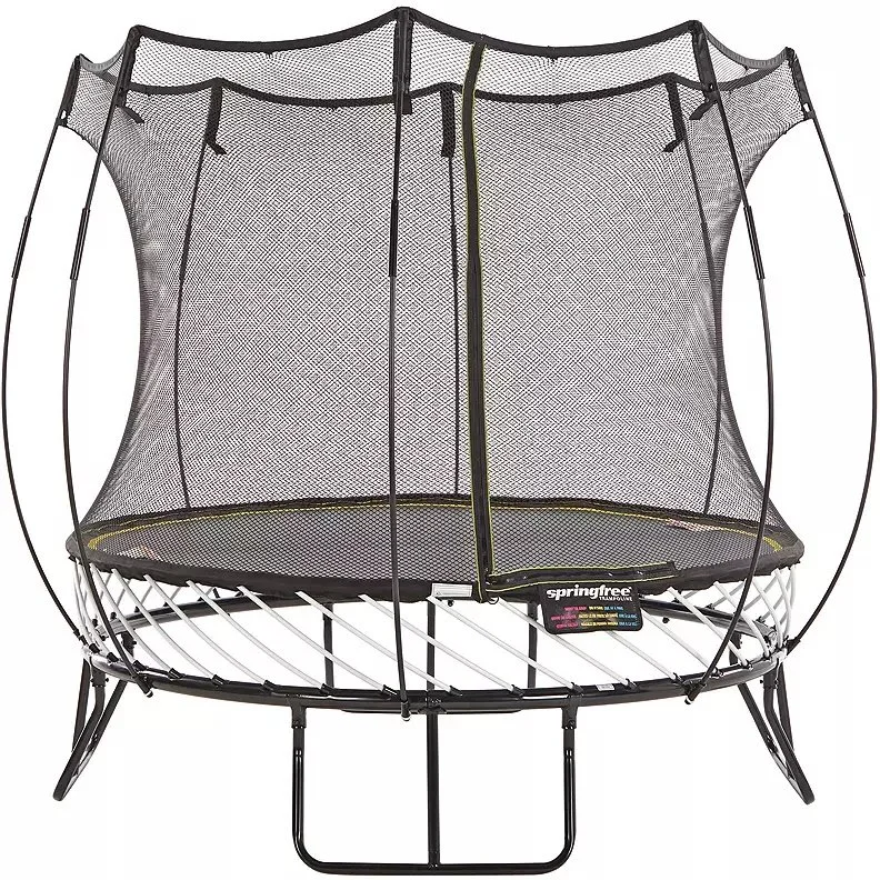 343-2-1-1-2.webp Springfree Trampoline 8′ Compact Round Trampoline with Safety Enclosure - Image 1