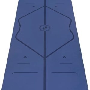 Liforme Original Yoga Mat – Free Yoga Bag Included – Patented Alignment System, Warrior-like Grip, Non-slip, Eco-friendly, sweat-resistant, long, wide, 4.2mm thick mat for comfort