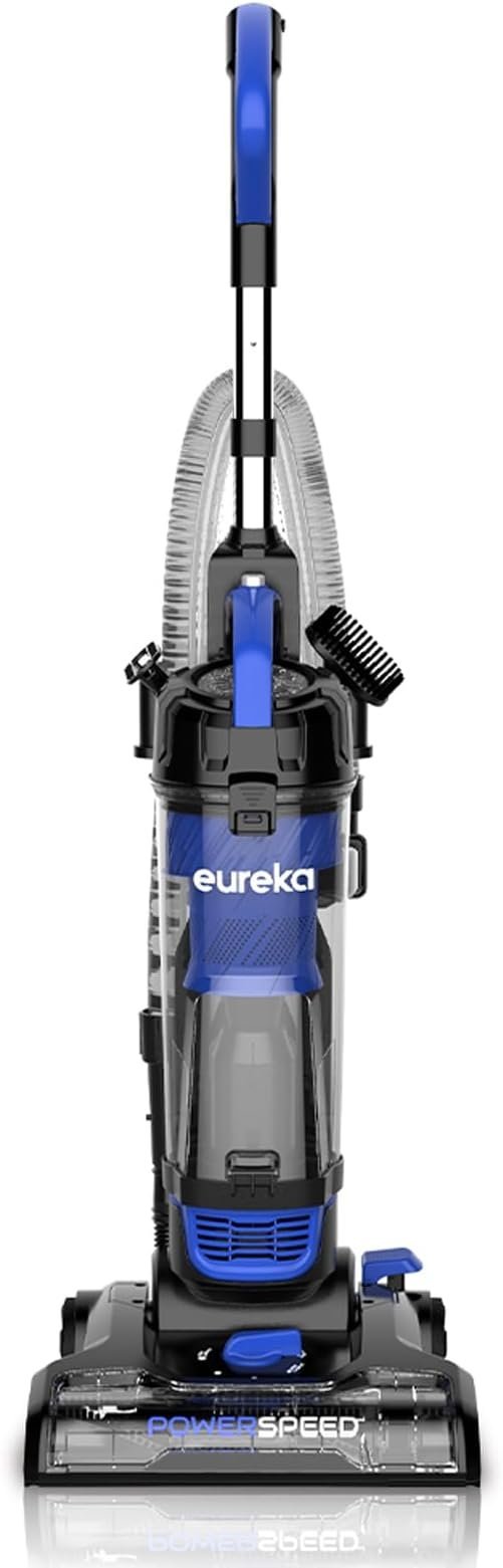 51NTk4t3oJL._AC_SX679_-2.jpg Eureka Lightweight Powerful Upright Vacuum Cleaner for Carpet and Hard Floor, PowerSpeed, New Model,Blue,black/New Model - Image 1