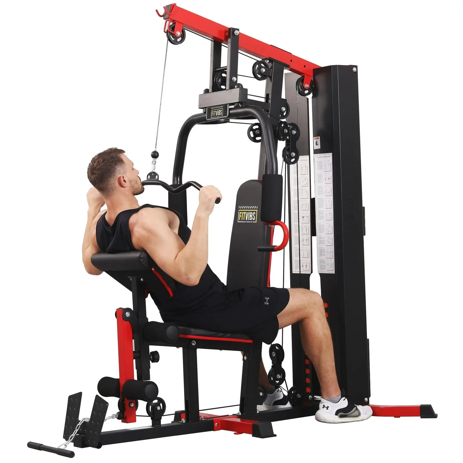 655-2-1-2.webp Fitvids LX750 Multifunctional Full Home Gym System Workout Station - Image 1
